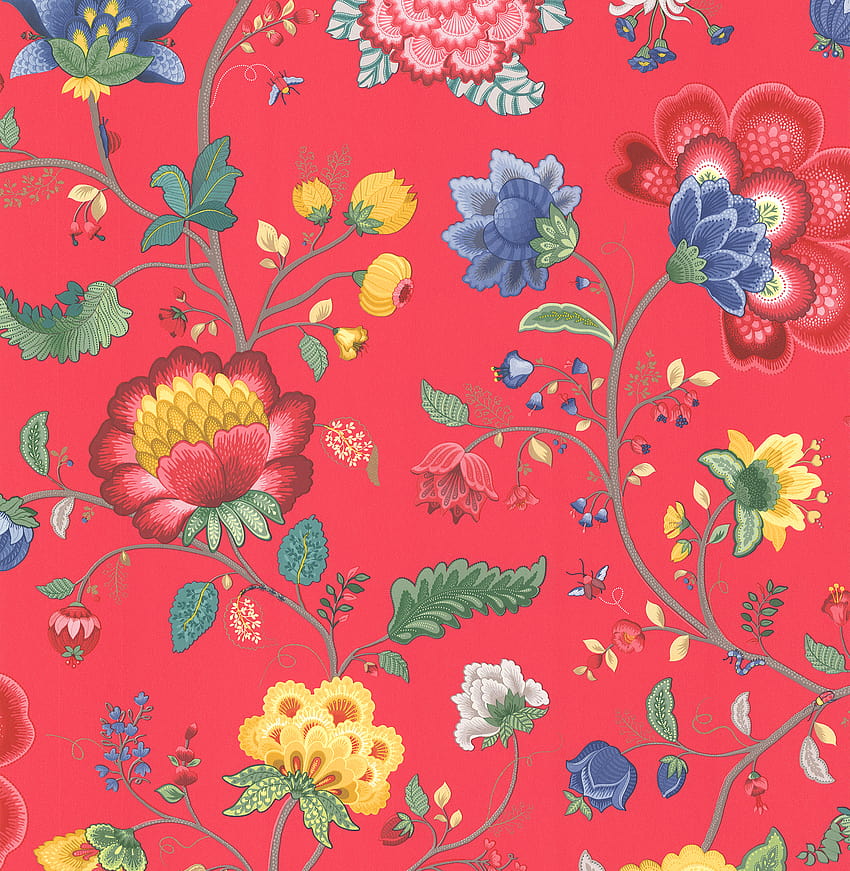 Fantasi Bunga Merah Epona, fantasi wallpaper ponsel HD