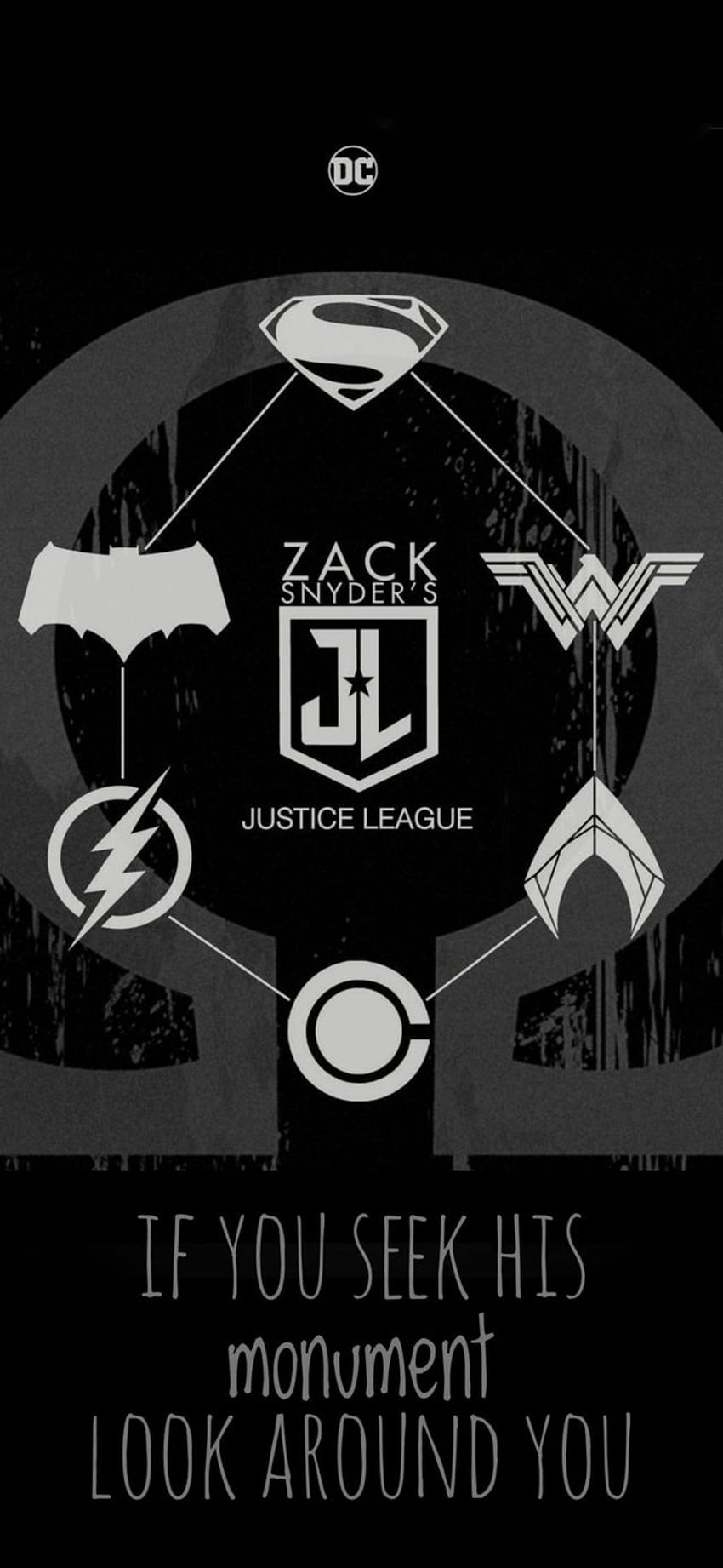 FANART: Um telefone que fiz para comemorar o lançamento da Liga da Justiça de Zack Snyder. : r/DC_Cinematic, telefone da liga da justiça Papel de parede de celular HD