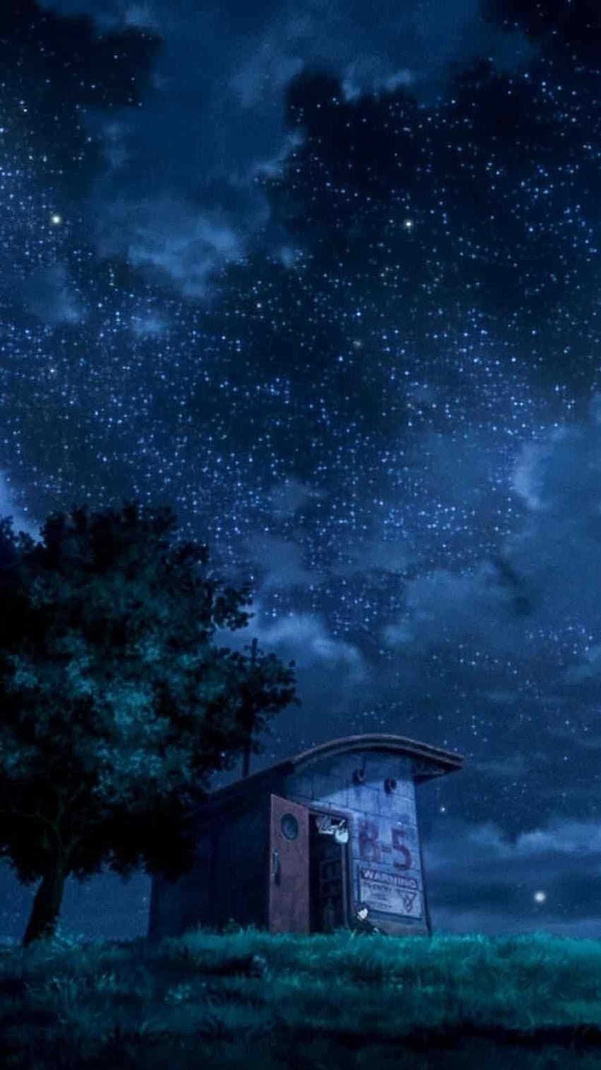 fondo de pantalla de paisaje de anime oscuro hd