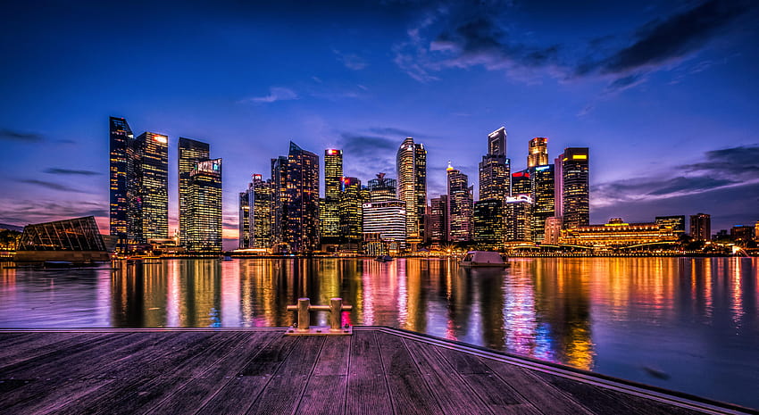 Singapore and backgrounds, singapore reflection HD wallpaper | Pxfuel