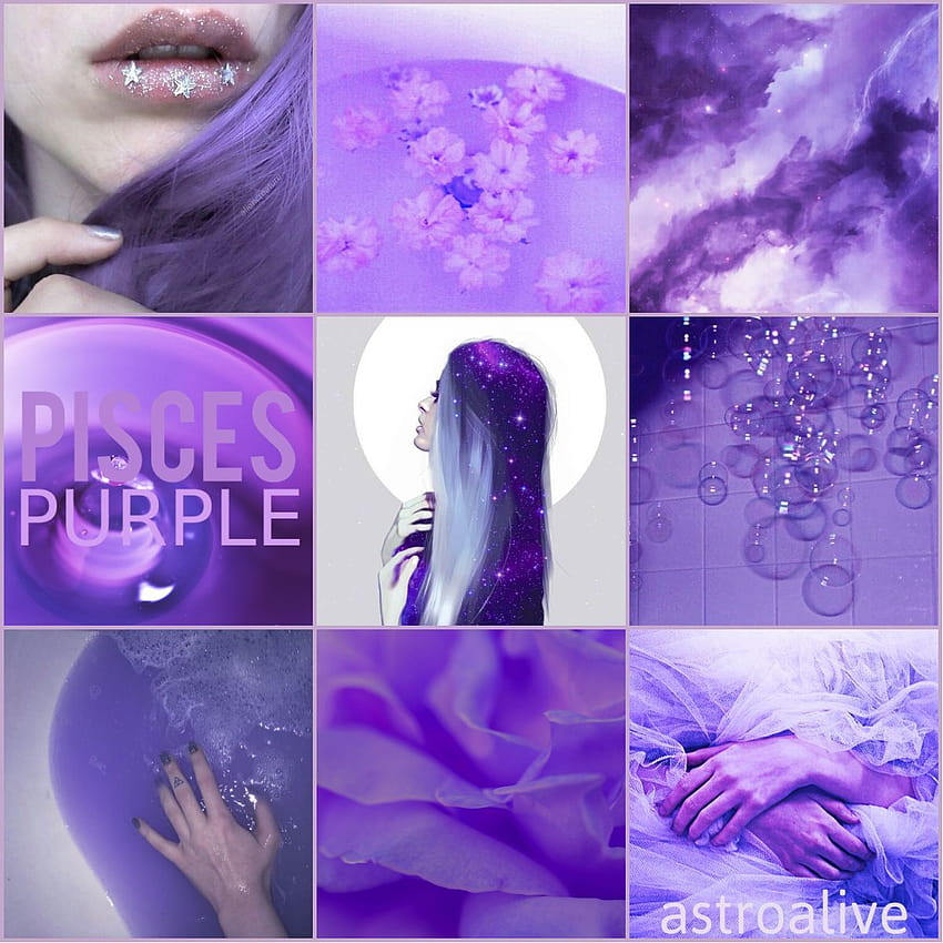 Astroalive, zodiac sign purple aesthetic HD phone wallpaper | Pxfuel