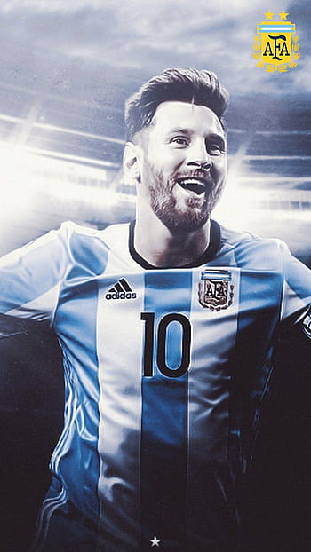 Download Lisandro Martínez Wearing Argentina Football Jersey Wallpaper