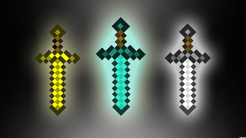 Minecraft Sword, enchanted diamond sword minecraft HD wallpaper