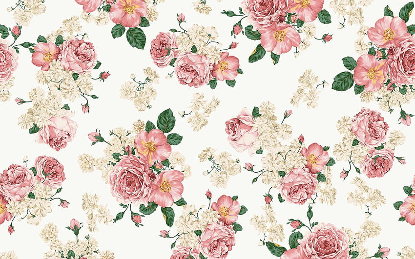 Flower Macbook, spring flowers aesthetic macbook HD wallpaper