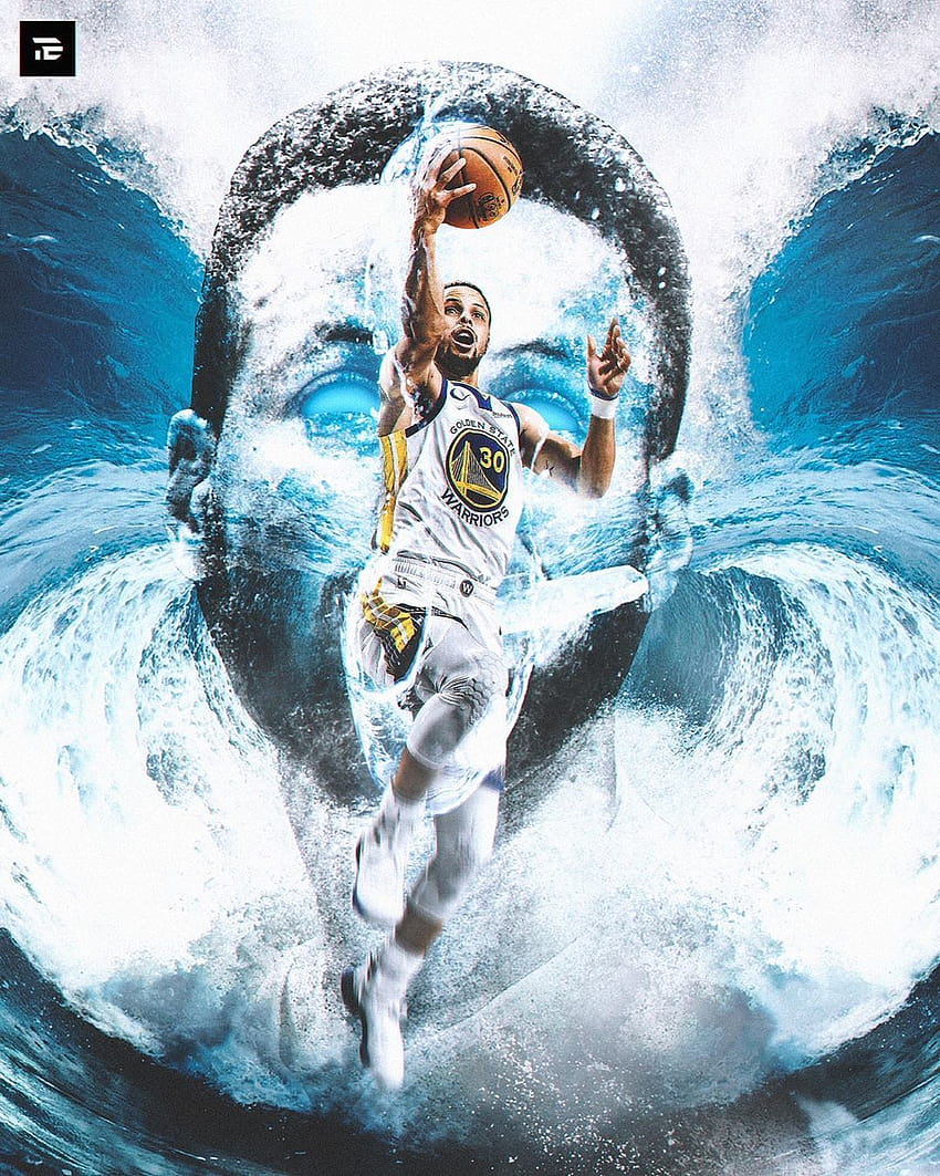 may contain: 1 person, water and outdoor, cool stephen curry HD phone wallpaper
