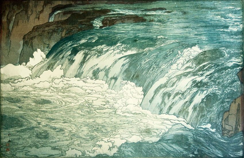 Yoshida Hiroshi, Japanese, Artwork, Painting, River, Water HD wallpaper
