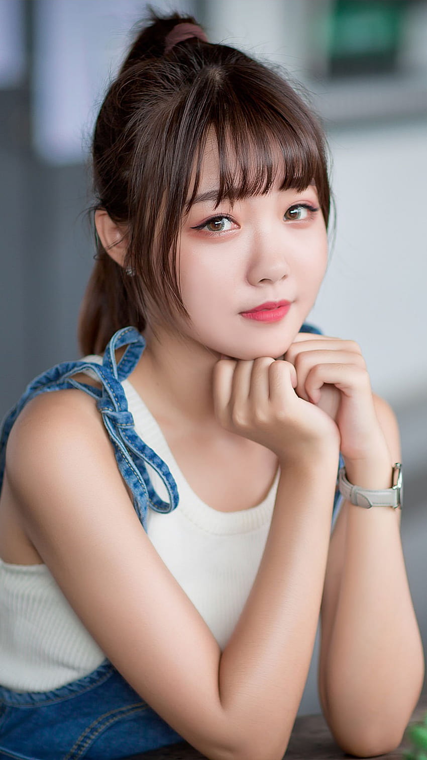 Schönes asiatisches Mädchen, gepostet von Zoey Walker, Chinesin HD-Handy-Hintergrundbild
