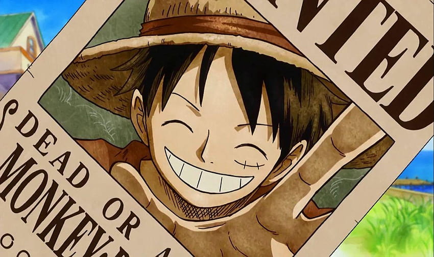 Luffy Wanted, luffy smile HD wallpaper