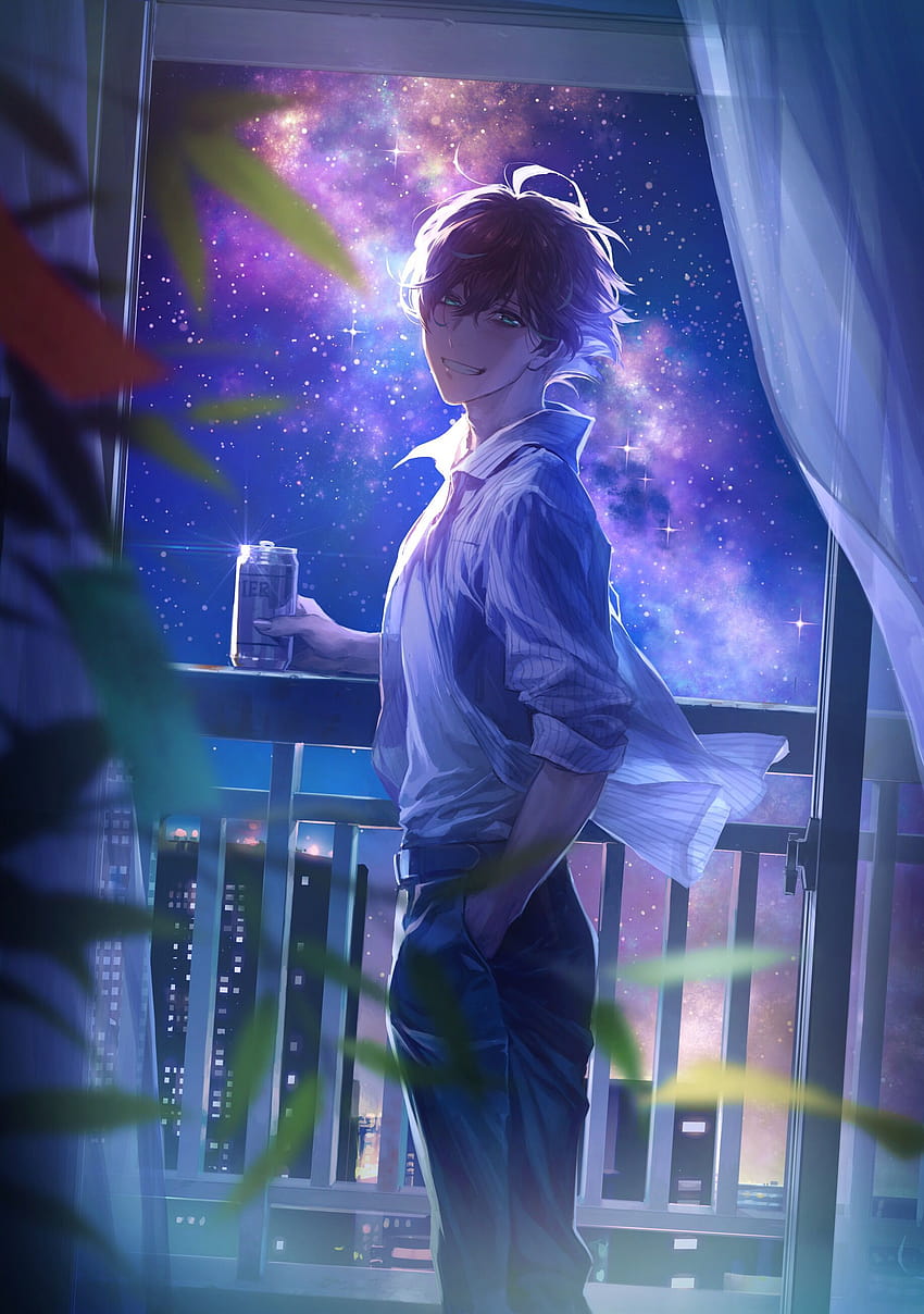 Anime Boy HD Wallpaper by 紫陽花