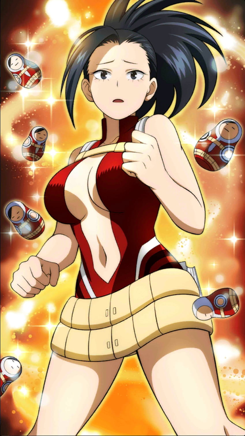My Hero Academia Smash Tap: Hero kostümü Yaoyorozu Momo 01, my hero academia yaoyorozu momo HD telefon duvar kağıdı