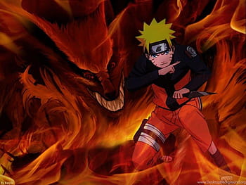 Wallpaper Naruto And Nine Tails Wallpaper Fox Anime  Wallpaperforu