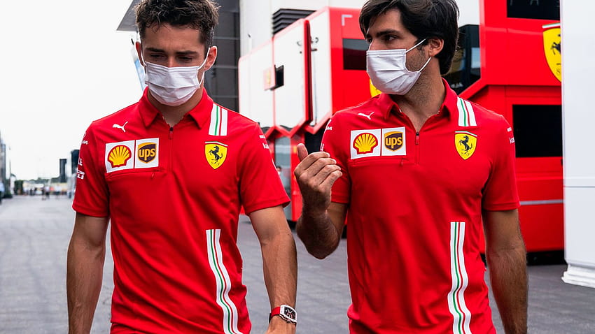 French GP: Carlos Sainz และ Charles Leclerc อธิบายความพ่ายแพ้ของ Ferrari ในขณะที่ McLaren ก้าวไปข้างหน้าในการต่อสู้ F1 ที่สำคัญ, leclerc และ sainz วอลล์เปเปอร์ HD