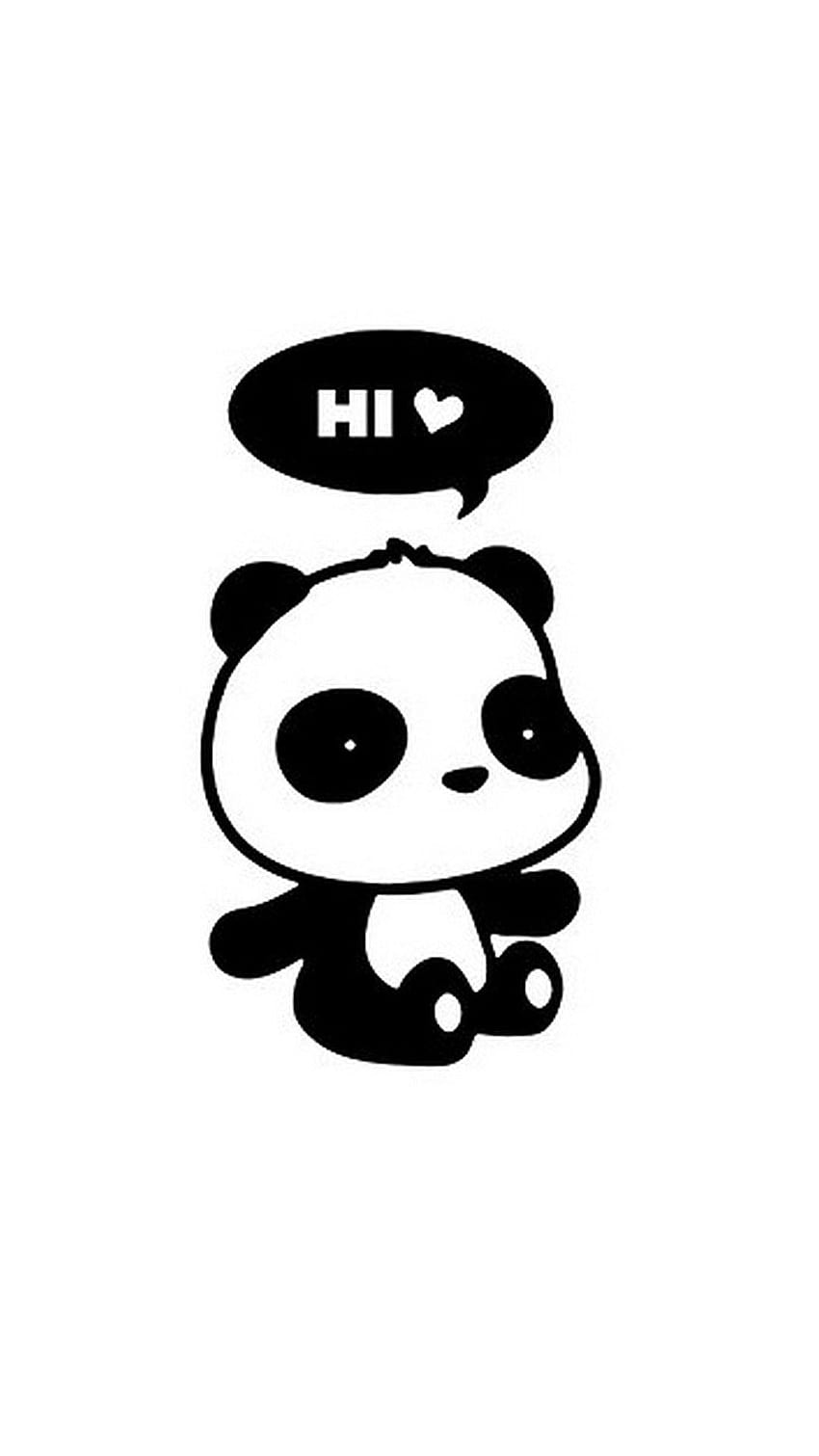 Cute Panda, panda kawaii phone HD phone wallpaper