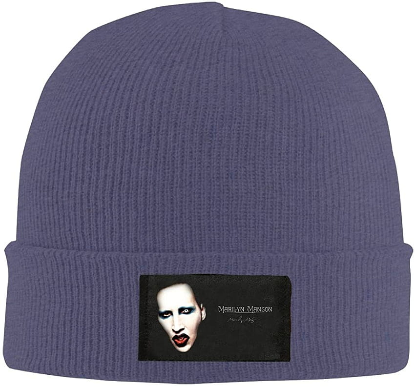 FGDFGT Unisex Marilyn Manson Winter Toboggan Knit Hat: Amazon.ca: Clothing & Accessories HD wallpaper
