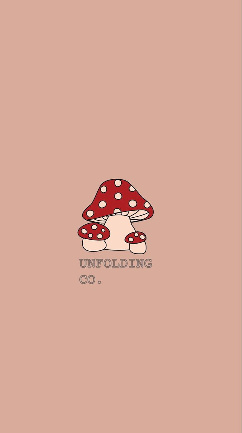 Unfolding co. Mushroom, cute aesthetic mushroom HD phone wallpaper | Pxfuel