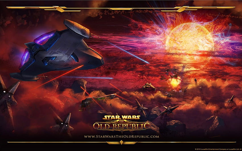 Star Wars The Old Republic Cosmic Battle 006: 13, batallas espaciales de Star Wars fondo de pantalla