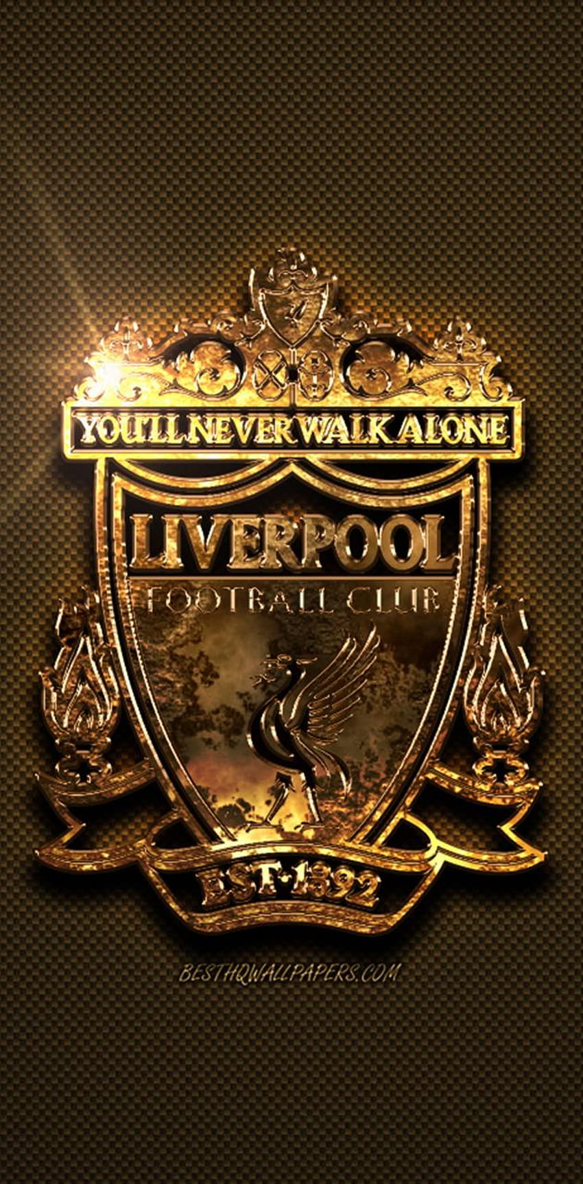 Liverpool FC par Elnaz Tajaddod, logo du Liverpool FC Fond d'écran de téléphone HD