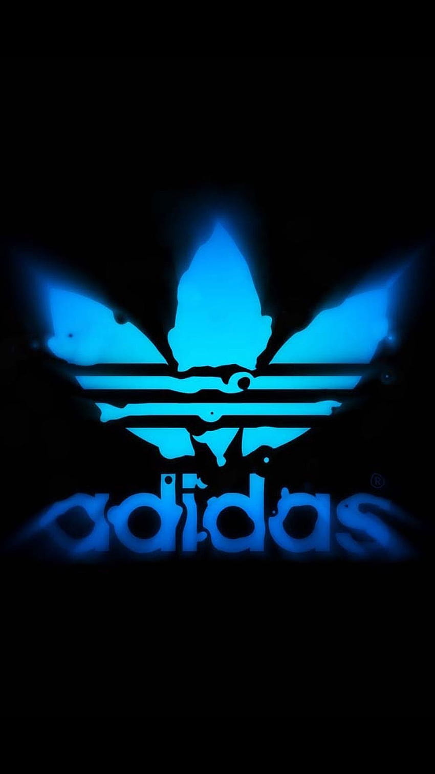Adidas Logo, nike amoled HD phone wallpaper