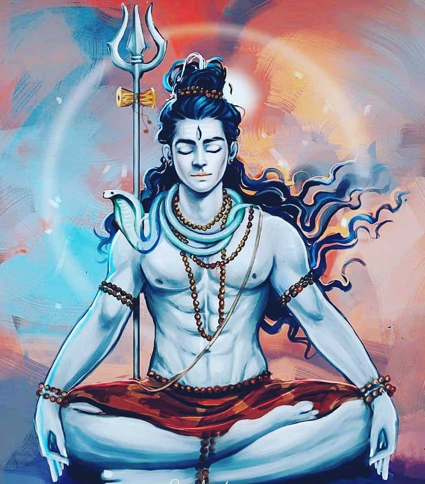 Of Lord Shiva For Mobile, lord shiva cartoon HD phone wallpaper | Pxfuel