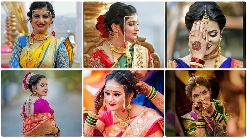 प्रतिमेत याचा समावेश असू श्‍ाकतो: 1 व्‍यक्ती, जवळून | Bridal hairstyle  indian wedding, Bride fashion photography, Indian wedding photography