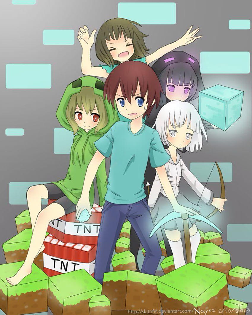 Minecraft versao anime HD phone wallpaper | Pxfuel