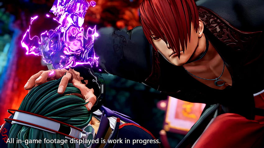 The King of Fighters XV Iori Yagami 4K Wallpaper iPhone HD Phone