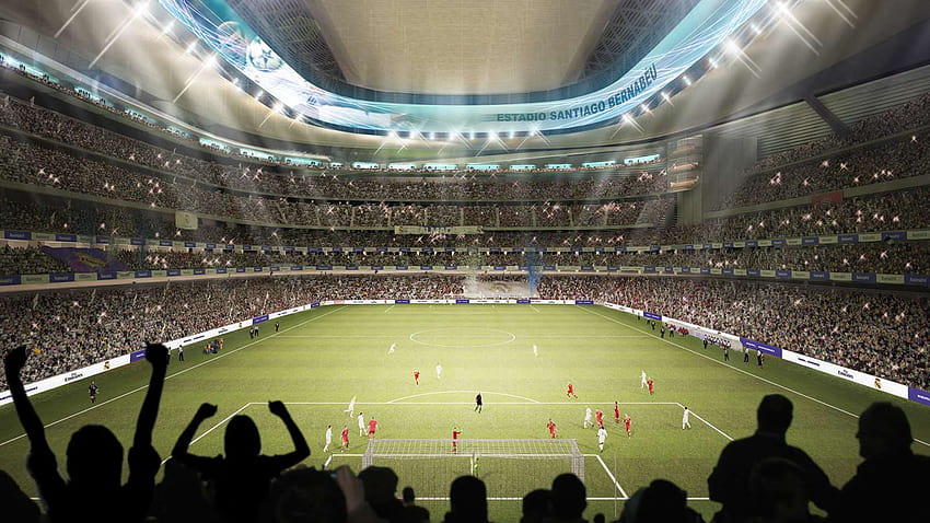 Nouveau stade Santiago Bernabéu, stade real madrid Fond d'écran HD