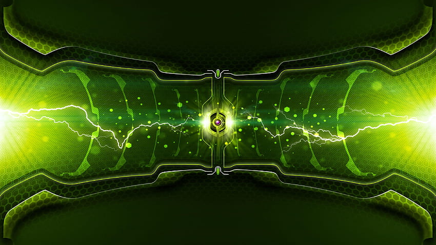 Green Tech UI, goku green HD wallpaper