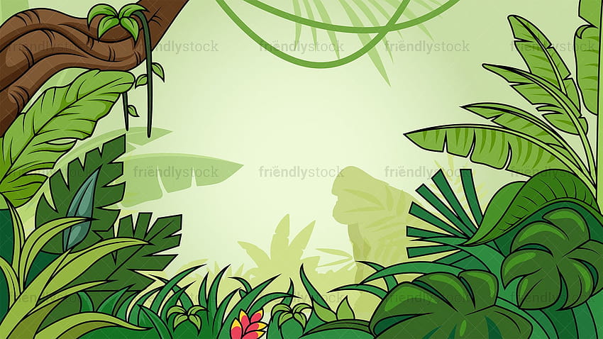 Tropical Jungle Backgrounds Cartoon ...pinterest, cartoon forest HD  wallpaper | Pxfuel