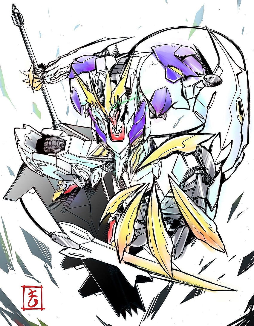 Gundam Barbatos Lupus Rex, публикувано от Zoey Walker, barbatos lupus rex gundam HD тапет за телефон