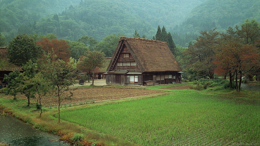 En algún lugar del Japón rural fondo de pantalla