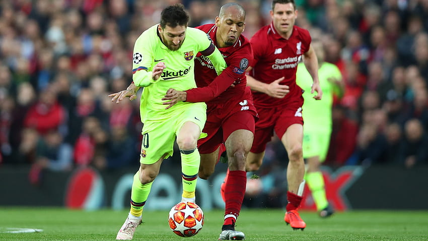 Liverpool news: Fabinho discusses Barcelona's Messi, barcelona vs liverpool HD wallpaper