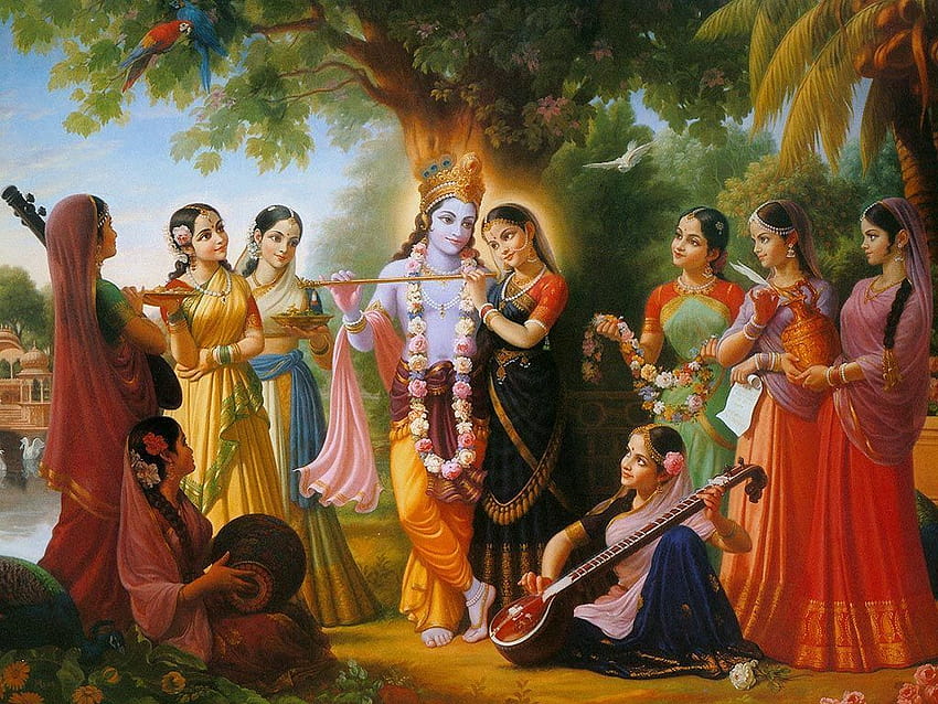 Sri Krishna Leela bölüm 5 Kalinga Nardhana Leela, SarojaMani HD duvar kağıdı