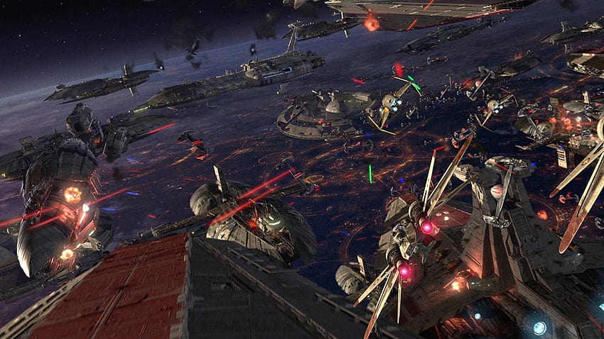 5 Star Wars Space Battle, films de batailles spatiales Fond d'écran HD