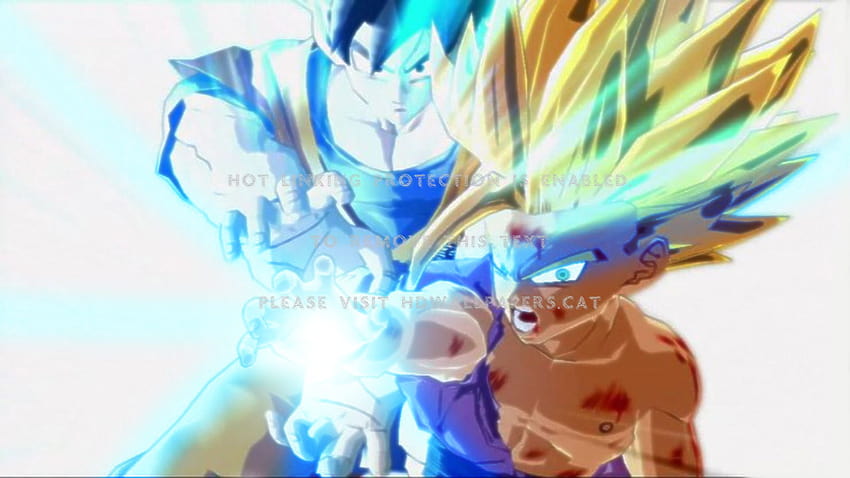 Gohan Padre Hijo Kamehameha Super Vegetto, Goku Padre Fondo De Pantalla ...