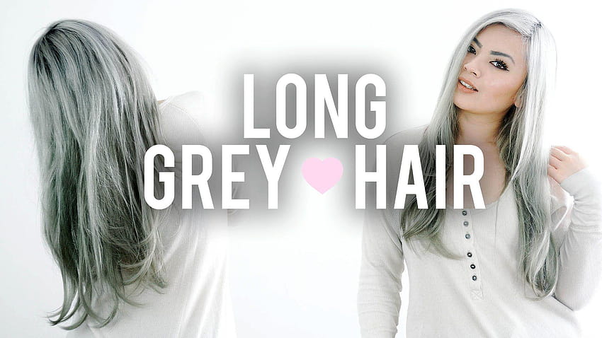 Coiffures pour femmes Cheveux gris Coiffure grise de luxe How I Style My Fond d'écran HD