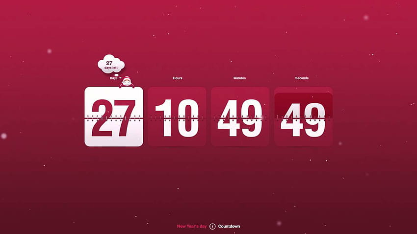 Christmas Clock & Countdown Screensaver, xmas countdown HD wallpaper