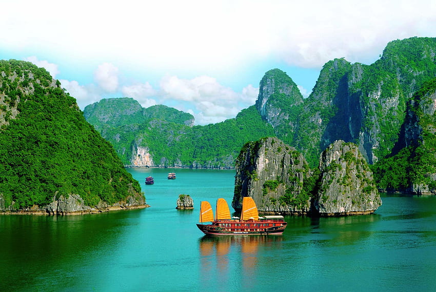 Cool of Beautiful Nature in Vietnam HD wallpaper