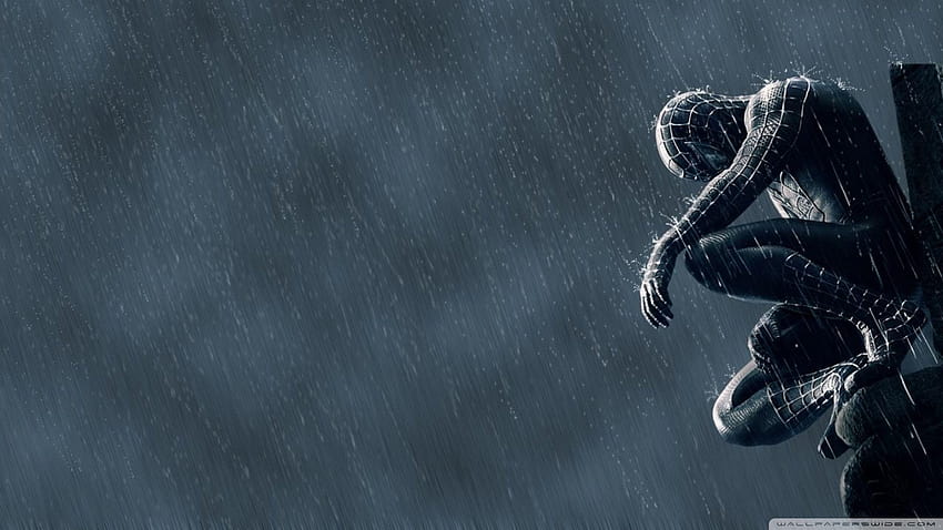 Spider Man Bajo La Lluvia ❤ para Ultra TV, spiderman negro fondo de  pantalla | Pxfuel