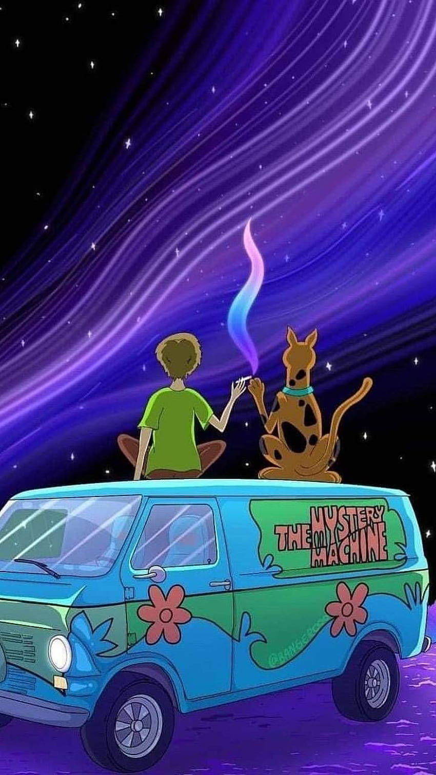 scooby doo by LadyShadow88, aesthetic weed HD phone wallpaper