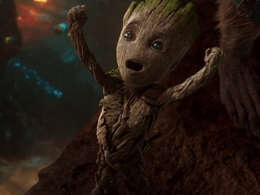 guardians of the galaxy baby groot live, i am groot HD wallpaper
