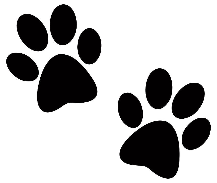 Dog Paws Silhouette, Dog Paws Silhouette png , ClipArts on Clipart Library HD wallpaper