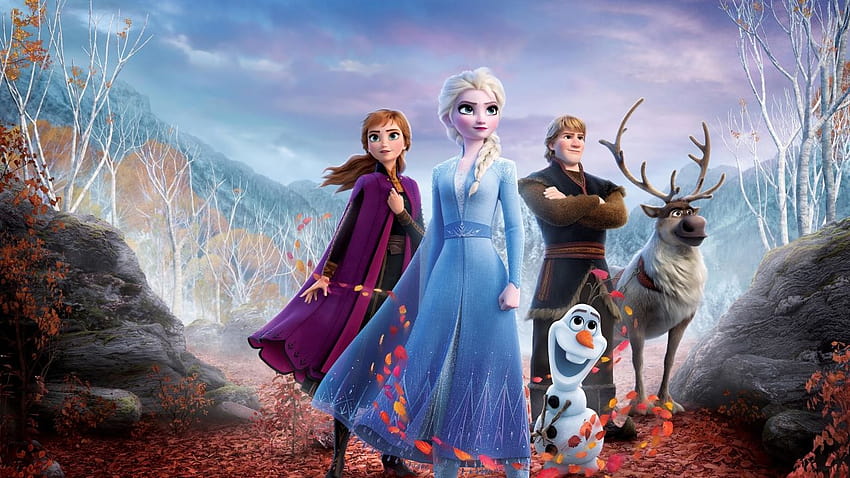 „Frozen 2“ erreicht an den weltweiten Kinokassen 725 Millionen US-Dollar, „Frozen Two“. HD-Hintergrundbild