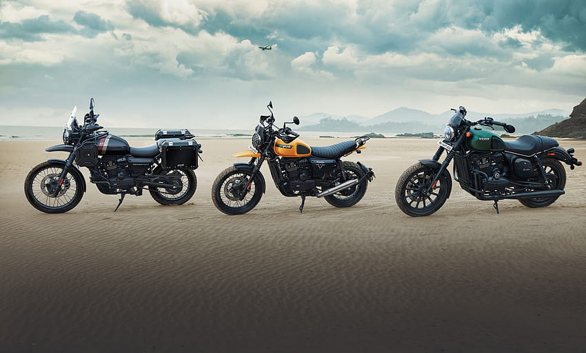 Yezdi-Motorräder feiern ein Comeback mit drei neuen Modellen, dem Yezdi-Roadster HD-Hintergrundbild