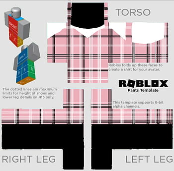 Gray Plaid Top Roblox Template  Clothing templates, Roblox shirt, Shirt  template