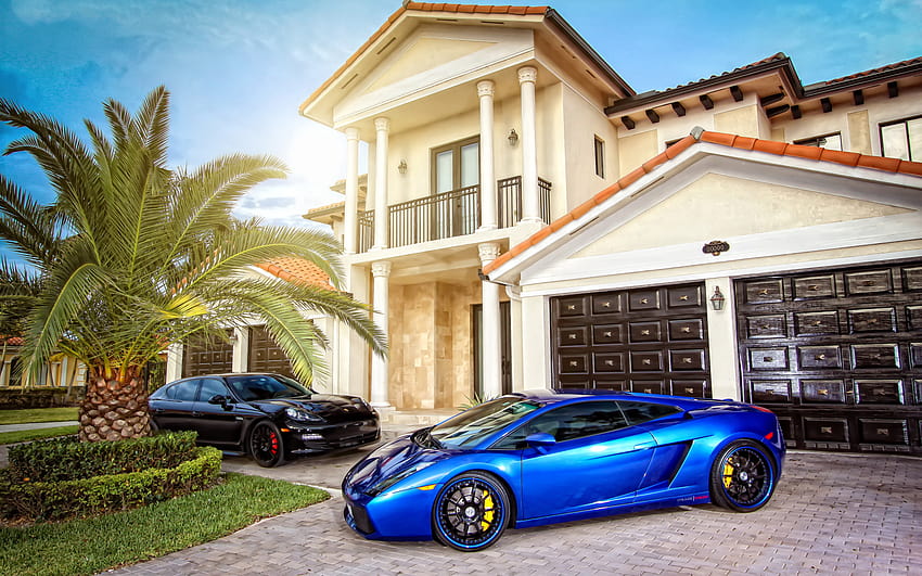2 Billionaire Mansions, rich home HD wallpaper