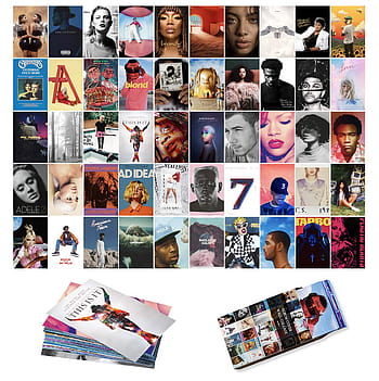 $9.9 - Kanye West Album Covers Collage Poster Graduation Yeezus Hot 20 ...