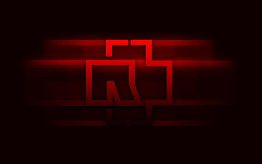 Rammstein, Symbol, Background, Graphics, Blur , rammstein logo HD wallpaper