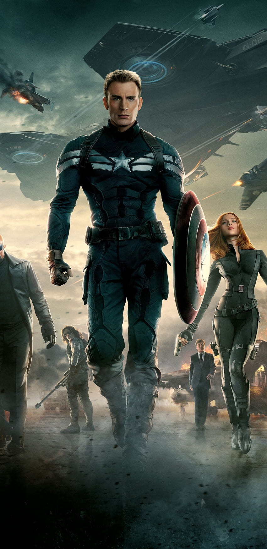 Capitán América: El Soldado de Invierno / Capitão América 2: O Soldado Invernal, 2014, capitán américa chris evans fondo de pantalla del teléfono