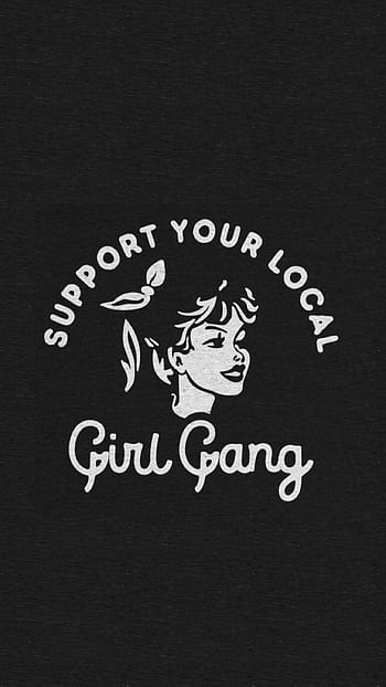 Girl gang slogan. Flower with sword. Rock and roll girl patch. Typography  graphic print, fashion drawing for t-shirts. Vector stickers,print, patches  vintage Stock Vector | Adobe Stock